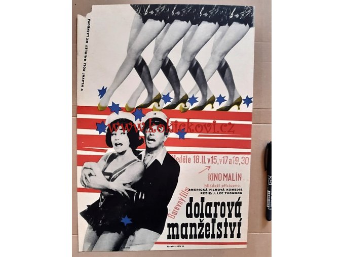 DOLAROVÁ MANŽELSTVÍ - FILMOVÝ PLAKÁT A3 - 1966 - USA