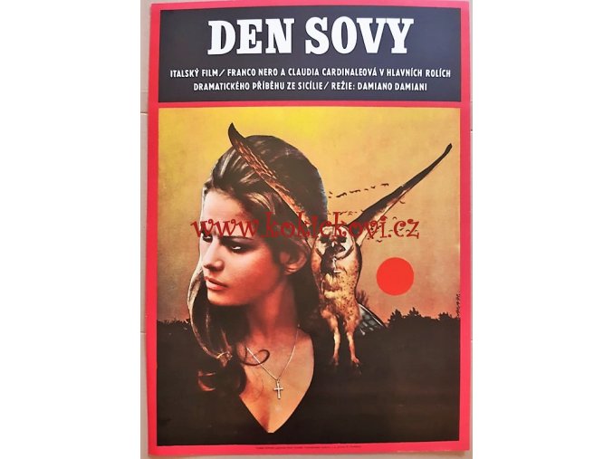 DEN SOVY - FILMOVÝ PLAKÁT A3 - 1972 - Claudia Cardinale