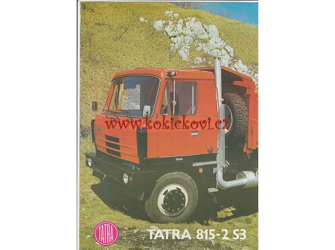 Tatra 815–2 S3 28 210 6 x 6.2- reklamní prospekt - 4 str. A4 - česky - IA stav