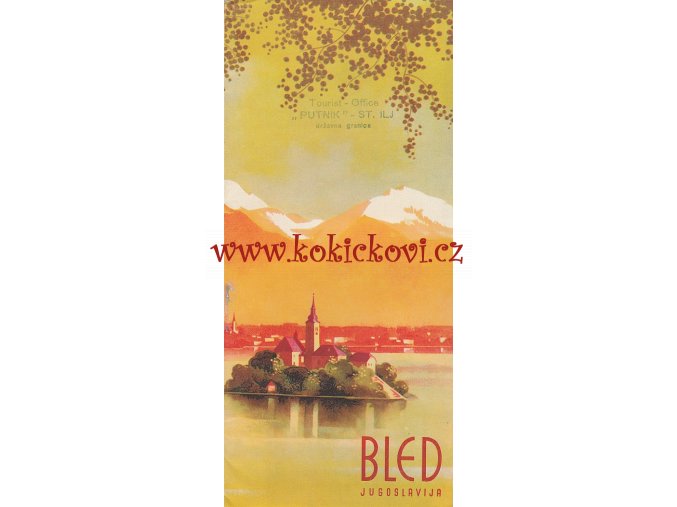 BLED JUGOSLAVIJA 1935 - GERMAN EDITION - ART DECO - PRŮVODCE