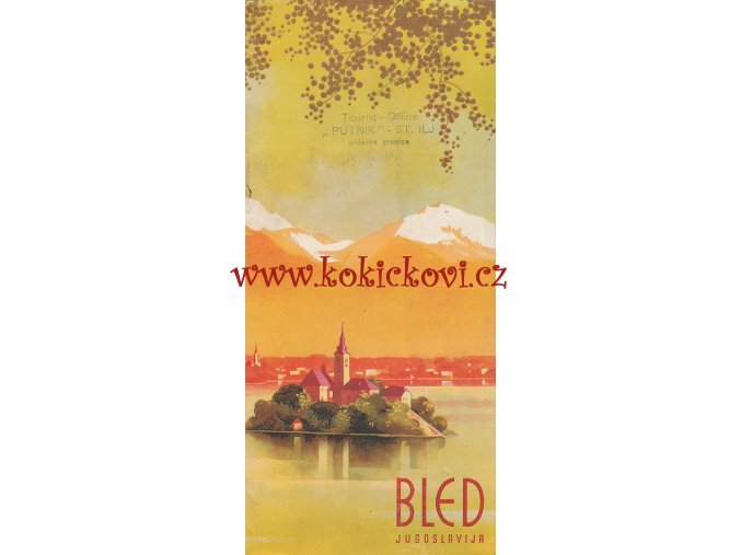 BLED JUGOSLAVIJA 1935 - GERMAN EDITION - ART DECO - PRŮVODCE - Janez Trpin - TRAVEL BROCHURE