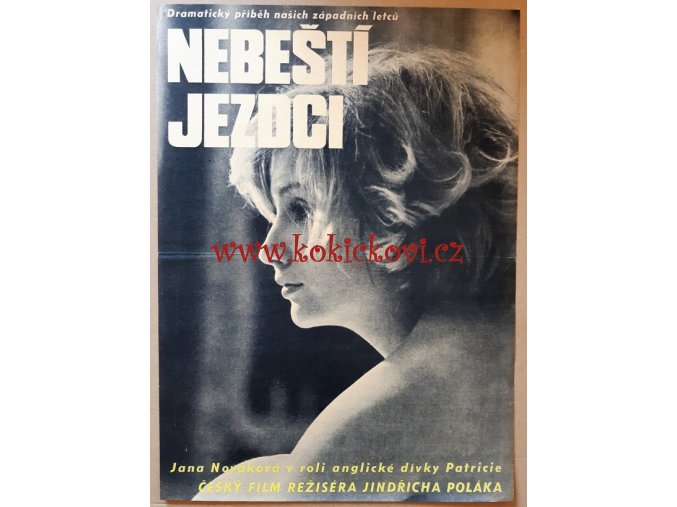 FILMOVÝ PLAKÁT A3 - NEBEŠTÍ JEZDCI -1968 - DEKORACE DO MUZEA RAF