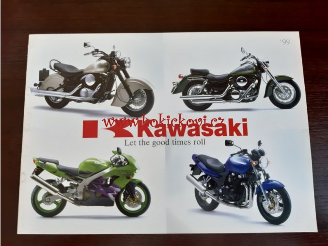 KAWASAKI VÝROBNÍ PROGRAM 1999 - A4 - 16 STRAN - ČESKY