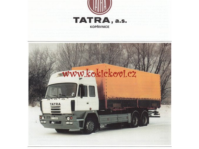 Tatra 815 - 260R35 - prospekt - Tatra - 1 list