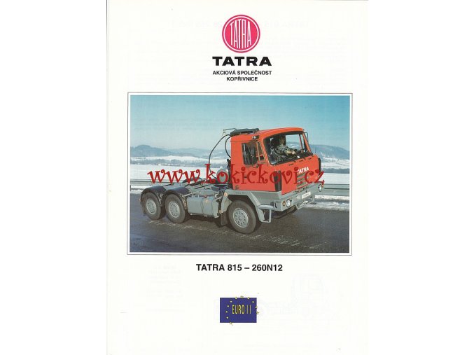 Tatra 815 - 260N12 - prospekt - Tatra - 1 list