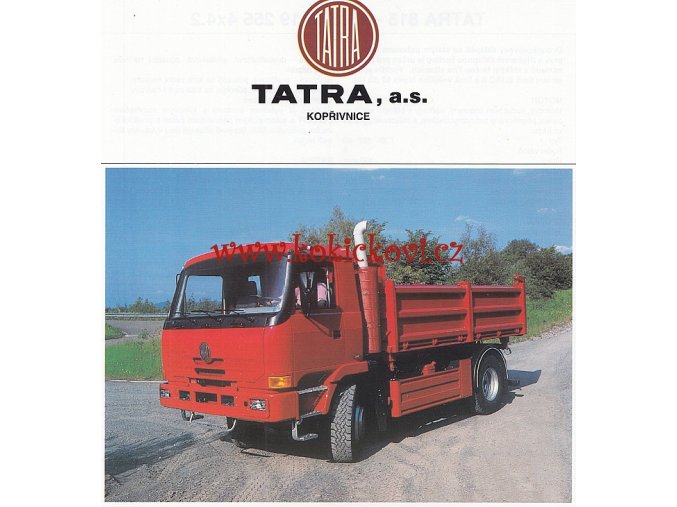 Tatra 815 - 260S45 - prospekt - Tatra - 1 list