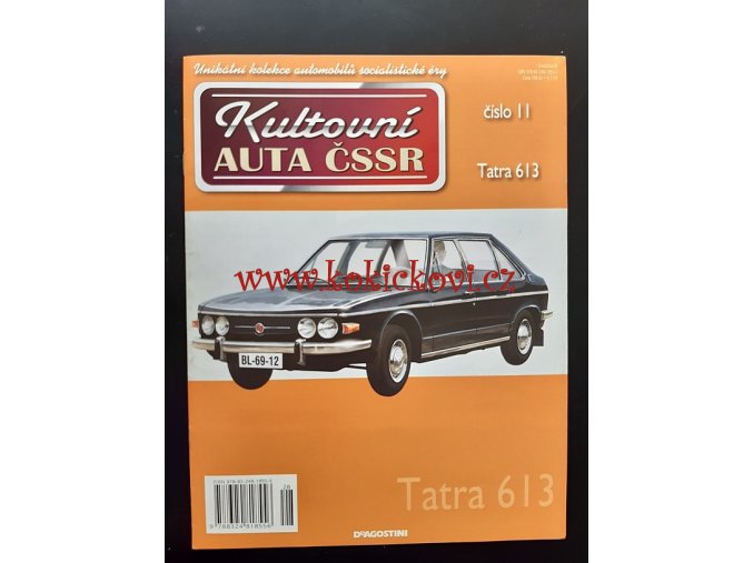 Kultovní auta ČSSR - Tatra 613 - A4 - 12 STRAN - 2010