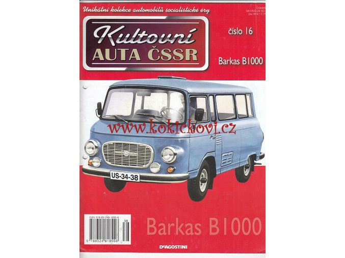 Kultovní auta ČSSR - BARKAS B1000 - A4 - 12 STRAN - 2010