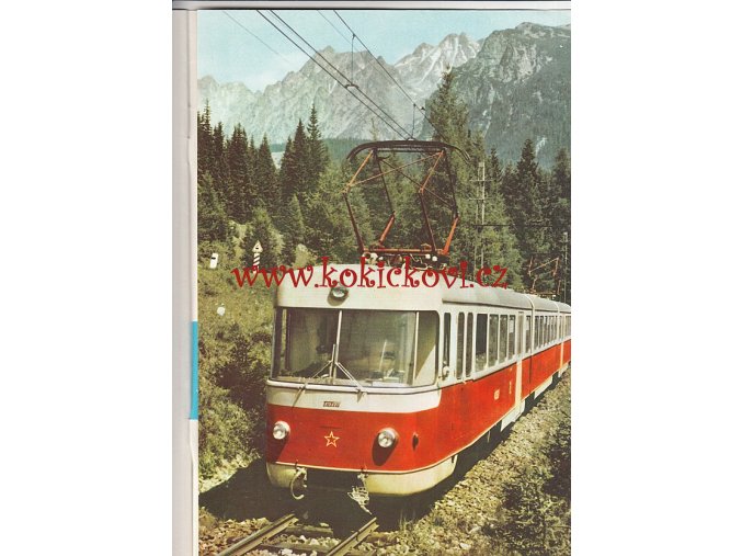 TRAMVAJ T1 - T2 - T3 - K2 - T4 D - Elektrická jednotka 420.95 Vagonka Tatra Smíchov, ČKD - REKLAMNÍ PROSPEKT