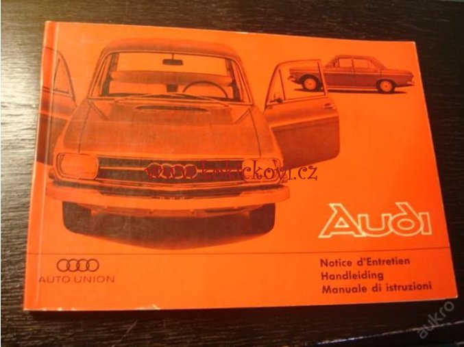 audi 1965 navod k obluze a udrzbe italsky 2104329