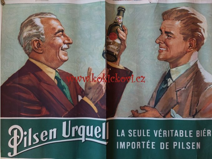 Pilsner Urquell - reklamní plakát Bohumil Konečný - Bimba - originál A1