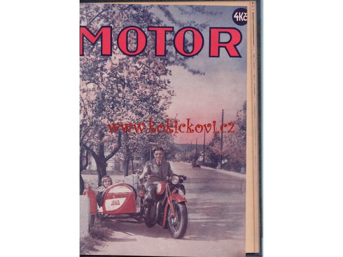 ČASOPIS MOTOR - ROČNÍK 1931 - KOMPLET 24 ČÍSEL VČETNĚ OBÁLEK - JAWA - BSA - AERO - TERROT - BMW