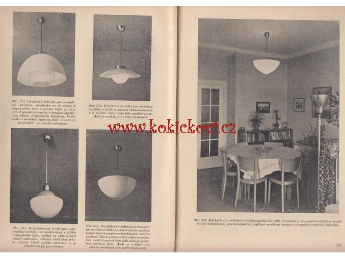 Světelná technika 1955 světlo lustr důlní lampa funkcionalismus