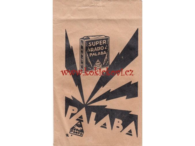 RADIO PALABA - REKLAMNÍ PAPÍROVÝ SÁČEK - ROZMĚRY 10*16 CM