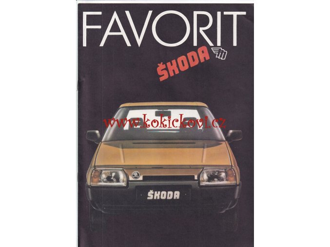 Škoda Favorit 136 L - Mototechna - 1990 - prospekt