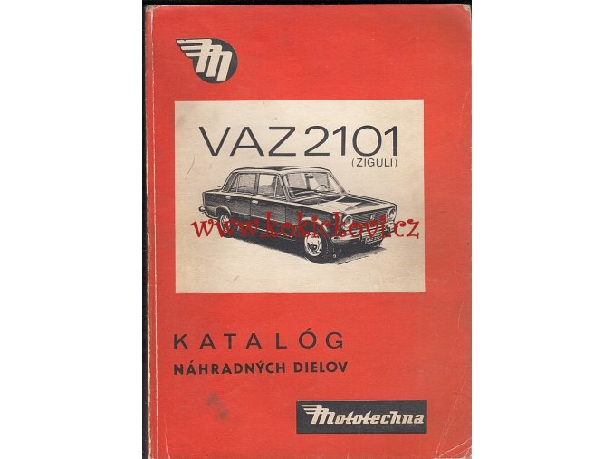 Katalóg náhradných dielov VAZ 2101 ŽIGULI