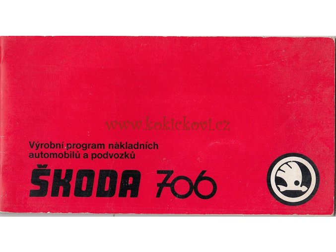Škoda 706 - 1969 - prospekt - VÝROBNÍ PROGRAM - ČESKY -21*11 CM -48 STRAN