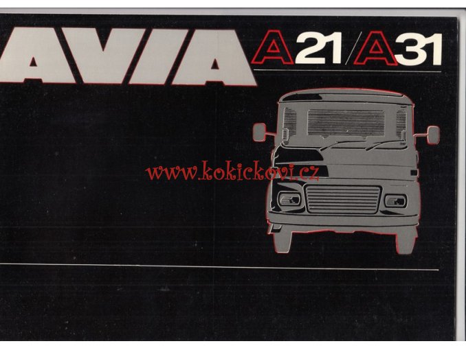 Avia A 21, A 31 - prospekt - Motokov - česky - 52 STRAN A4