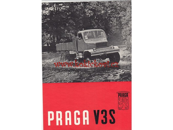 Praga V3S valník - prospekt - 1961 - Motokov