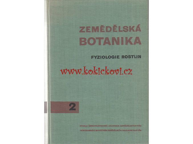 Zemědělská botanika 2 - Fyziologie rostlin