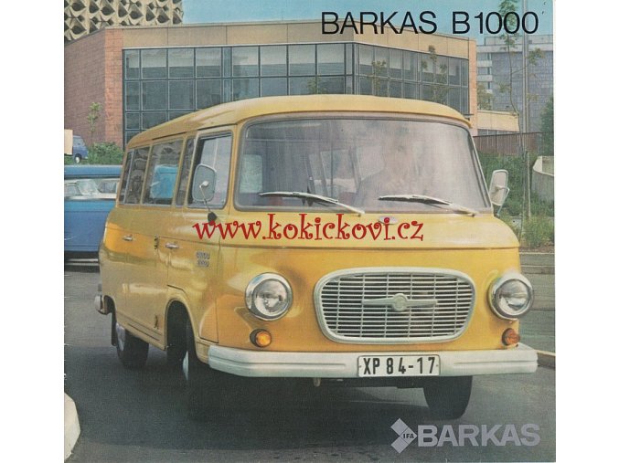 BARKAS B 1000 JAKO DOPRAVNÍK - REKLAMNÍ PROSPEKT 12 STRAN NEBO PLAKÁT (60*46CM) - ORIGINÁL