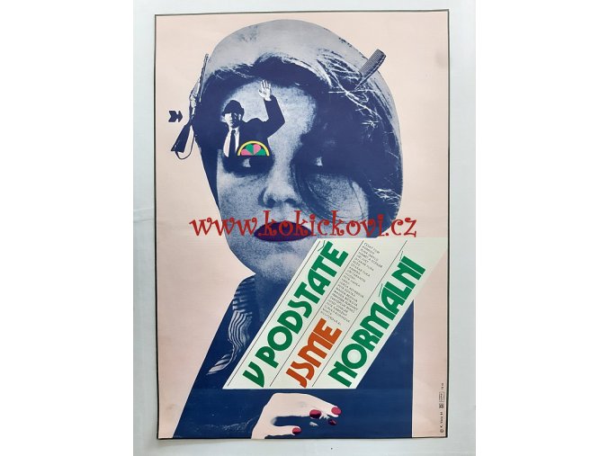 Vaca Karel - V podstatě jsme normální - plakát A3 -1981