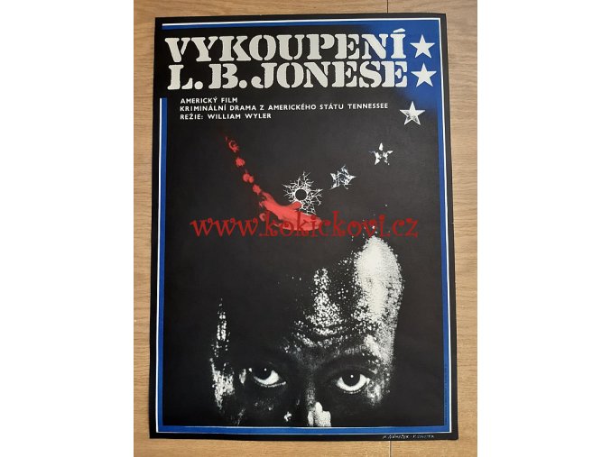 Vykoupení L. B. Jonese (Kriminální drama z amerického státu Tennessee) Miroslav Němeček - 1970 - filmový plakát