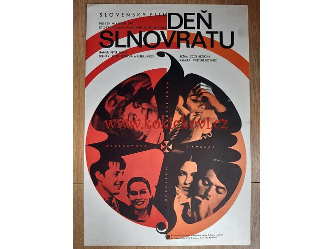 DEŇ SLNOVRATU  - filmový plakát - A3 - ČESTMÍR PECHR 1973