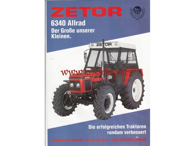 Traktor Zetor 6340 - prospekt - Semex