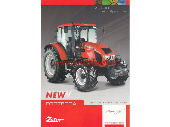 Traktor Zetor FORTERRA - prospekt