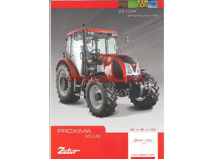 Traktor Zetor PROXIMA PLUS - prospekt