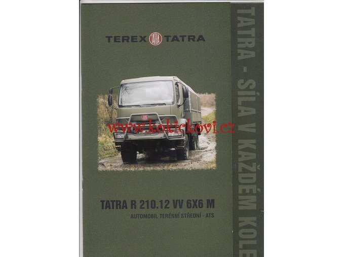 TEREX TATRA R 210.12 VV 6X6 M - prospekt 8 STRAN A4