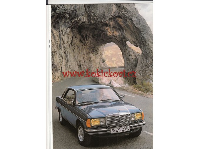 Mercedes - Benz - coupé 200 CE a 280 CE  - 1983 - reklamní prospekt - 32 stran A4 - francouzsky