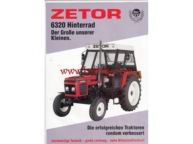 Traktor Zetor 6320 - prospekt - Semex