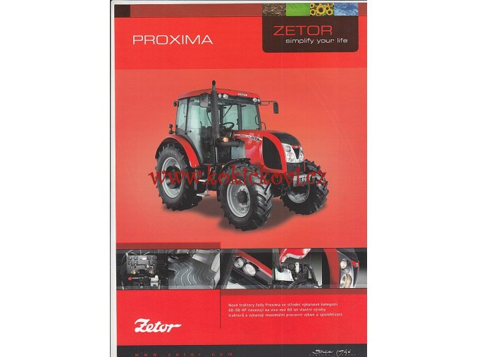 Traktor Zetor PROXIMA POWER 60-90 HP - prospekt