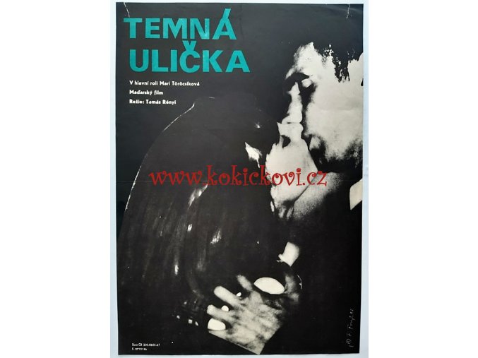FILMOVÝ PLAKÁT A3 - TEMNÁ ULIČKA - FRANTIŠEK FOREJT - 1967-