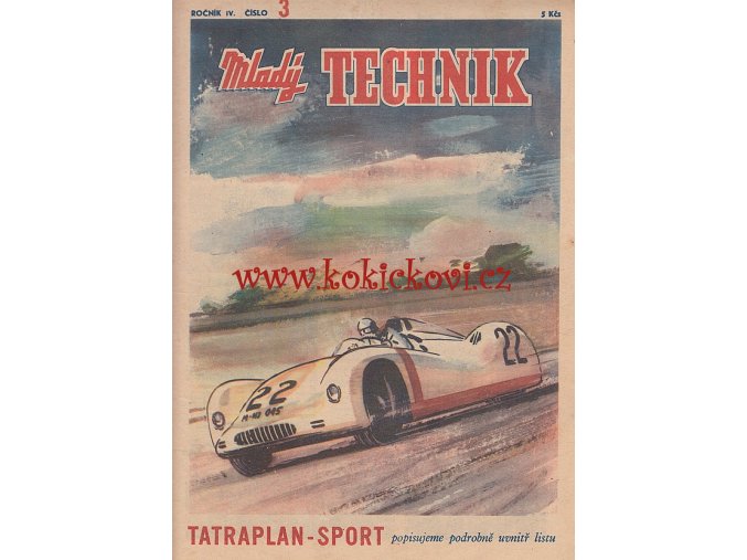 TATRAPLAN SPORT - TITULNÍ OBÁLKA - 1 ČÍSLO ČASOPISU ROK 1950