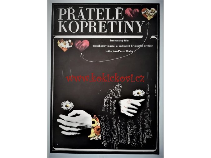 PŘÁTELÉ KOPRETINY - FILMOVÝ PLAKÁT A3 - 1968 - Zdeněk Ziegler