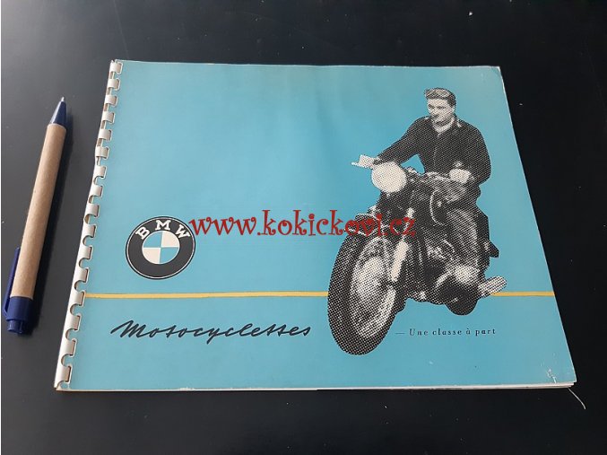 MOTOCYKLY BMW - 195? - REKLAMNÍ PROSPEKT / BROŽURA - 36 STRAN - 20*25 CM - BMW SPORT 600 - TOURISME SPORT 600 AJ. FRANCOUZSKY