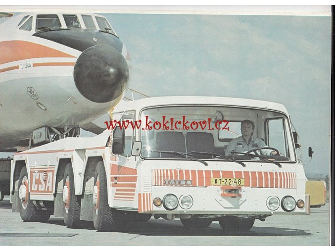 Tatra 815 TPL 28 235 6x6.1R tahač přívěsů letištní - reklamní prospekt