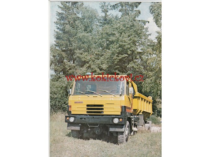 Tatra 815 S1 26 208 6 x 6.2 - reklamní prospekt - 4 STRANY A4  - TEXTY ČESKY
