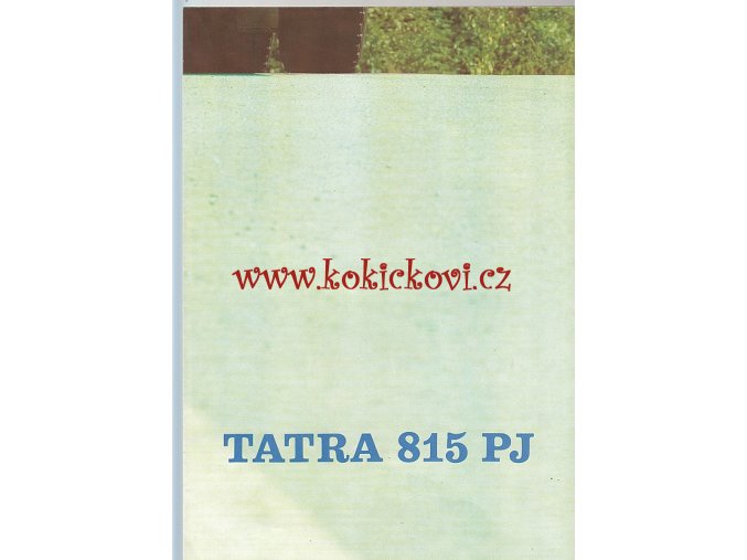 Tatra 815 PJ - užitkové modifikace šasi - reklamní prospekt