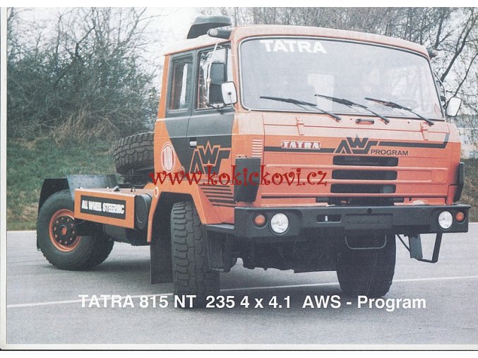 Tatra 815 NT 235 4x4.1 AWS - Program - reklamní prospekt A4