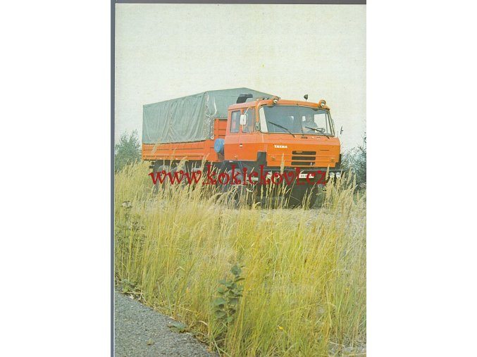 Tatra 815 VE 27 208 6x6.2 - valníkový automobil - reklamní prospekt