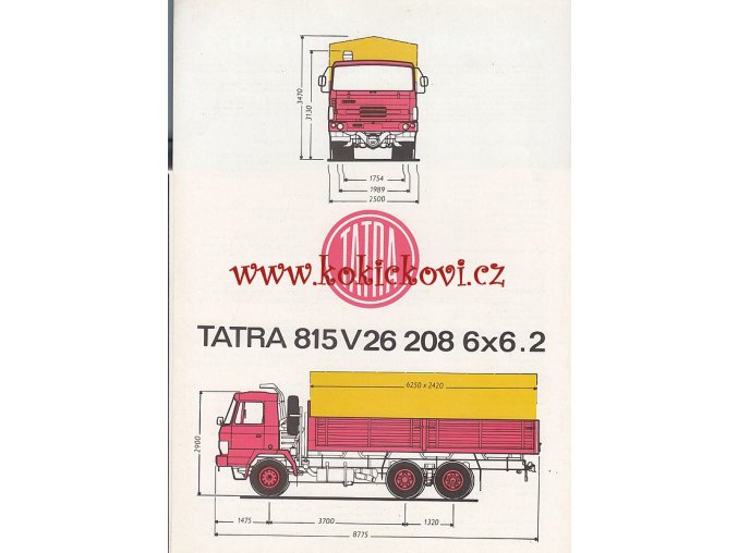 Tatra 815 V 26 208 6 x 6.2 - reklamní prospekt