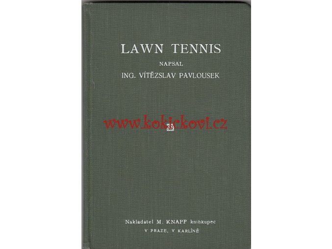 Lawn tennis (podpis) Praha-Karlín – M. Knapp 1911
