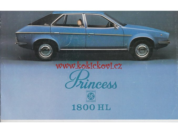 British Leyland ADO71 Princess 1800 HL brochure 1976 - REKLAMNÍ PROSPEKT A4 - 8 STRAN