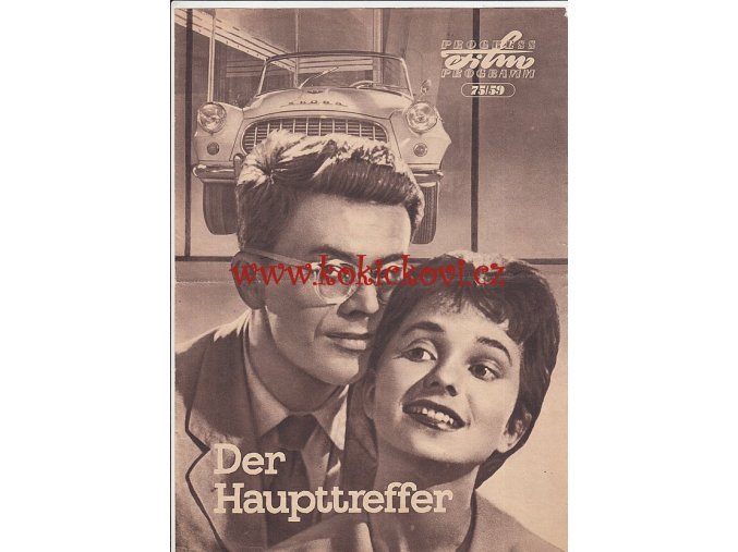 ŠKODA FELICIA DER HAUPTTREFFER / HLAVNÍ VÝHRA - FILMOVÝ PROGRAM A4. 1958