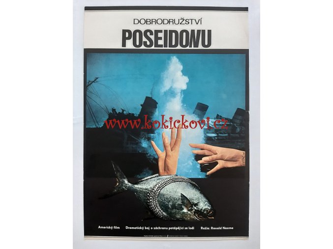 FILMOVÝ PLAKÁT A3 - DOBRODRUŽSTVÍ POSEIDONU
