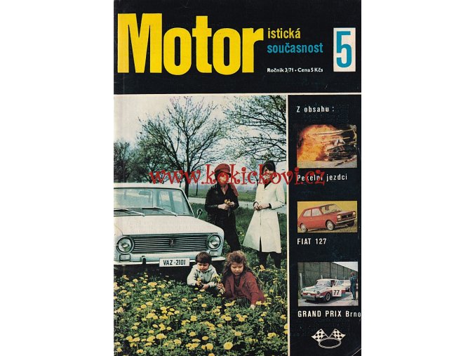 MOTORISTICKÁ SOUČASNOST Č.5/1971 - 66 STRAN - A4